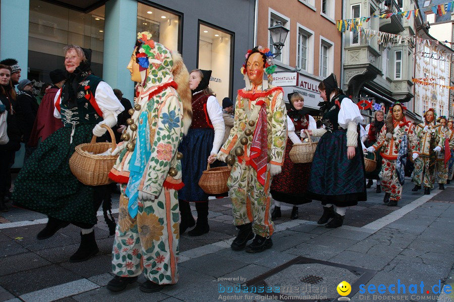 Narrenumzug - Grosses Narrentreffen in Konstanz am Bodensee, 22.01.2012