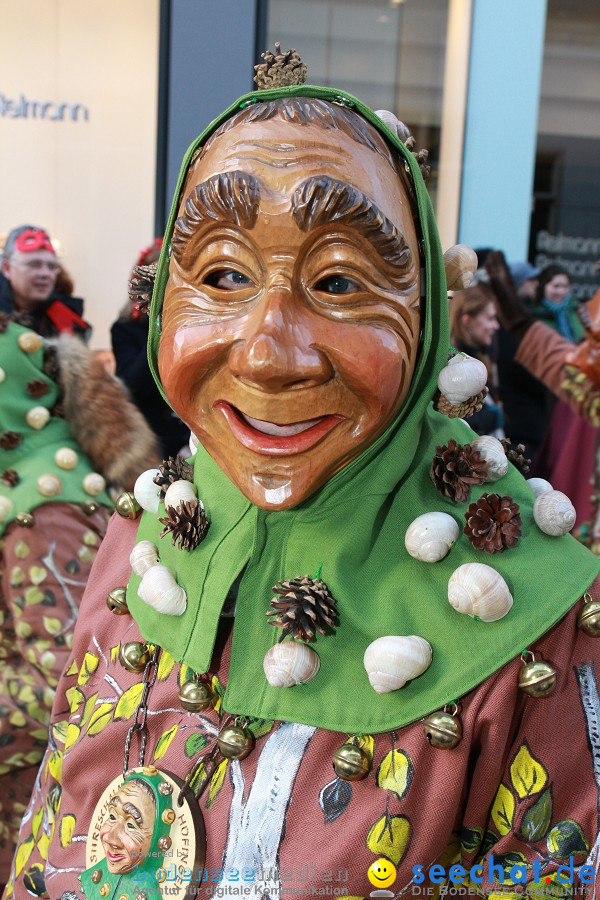 Narrenumzug - Grosses Narrentreffen in Konstanz am Bodensee, 22.01.2012