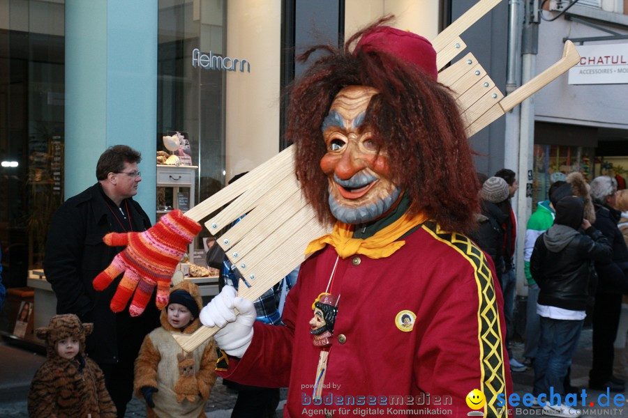 Narrenumzug - Grosses Narrentreffen in Konstanz am Bodensee, 22.01.2012