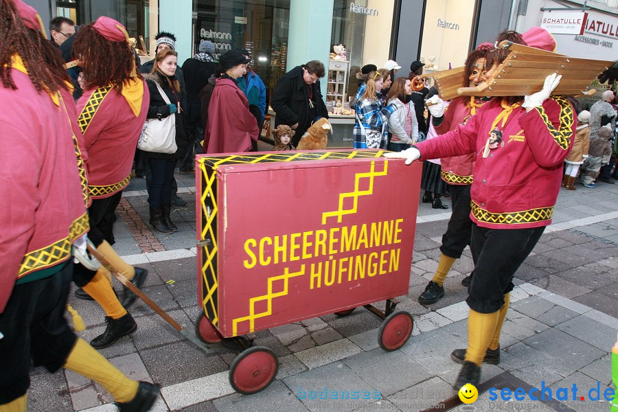 Narrenumzug - Grosses Narrentreffen in Konstanz am Bodensee, 22.01.2012