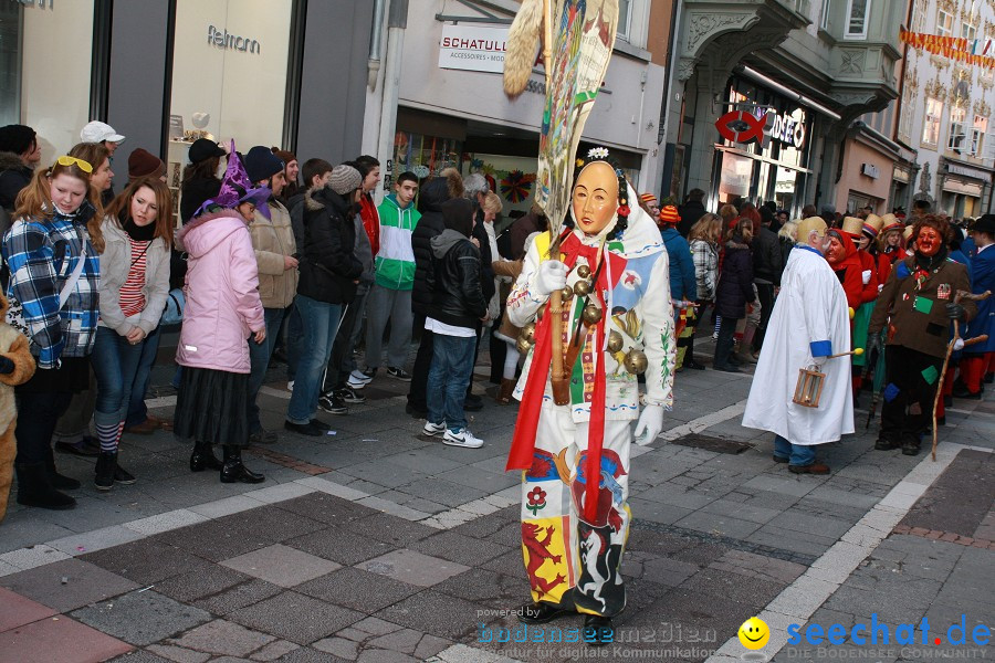 Narrenumzug - Grosses Narrentreffen in Konstanz am Bodensee, 22.01.2012