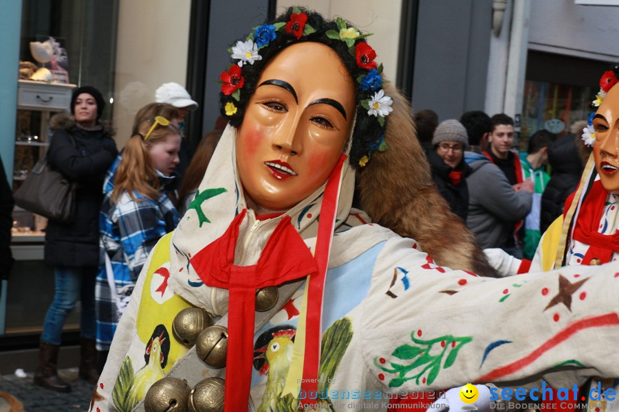 Narrenumzug - Grosses Narrentreffen in Konstanz am Bodensee, 22.01.2012