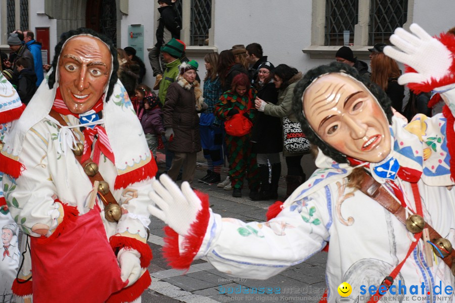 Narrenumzug - Grosses Narrentreffen in Konstanz am Bodensee, 22.01.2012