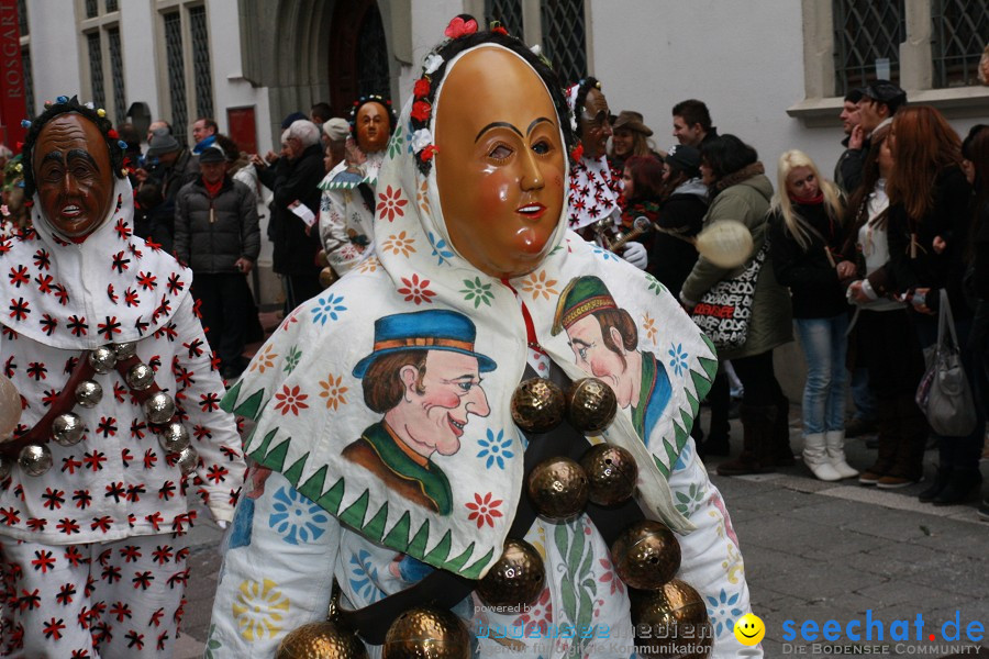 Narrenumzug - Grosses Narrentreffen in Konstanz am Bodensee, 22.01.2012