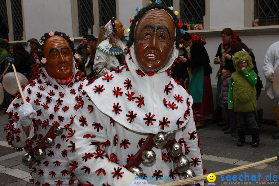 Narrenumzug - Grosses Narrentreffen in Konstanz am Bodensee, 22.01.2012