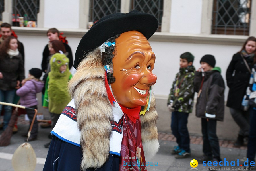 Narrenumzug - Grosses Narrentreffen in Konstanz am Bodensee, 22.01.2012