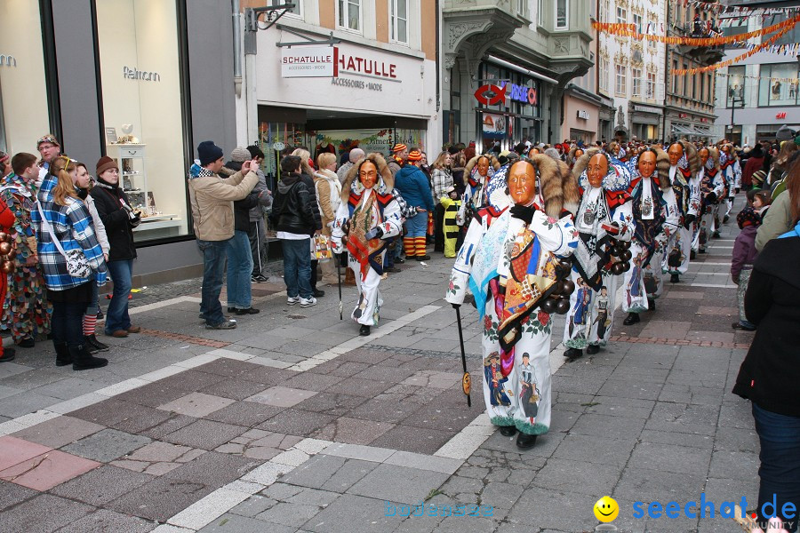 Narrenumzug - Grosses Narrentreffen in Konstanz am Bodensee, 22.01.2012