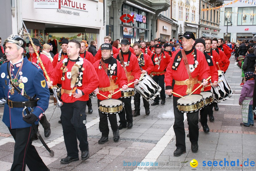 Narrenumzug - Grosses Narrentreffen in Konstanz am Bodensee, 22.01.2012