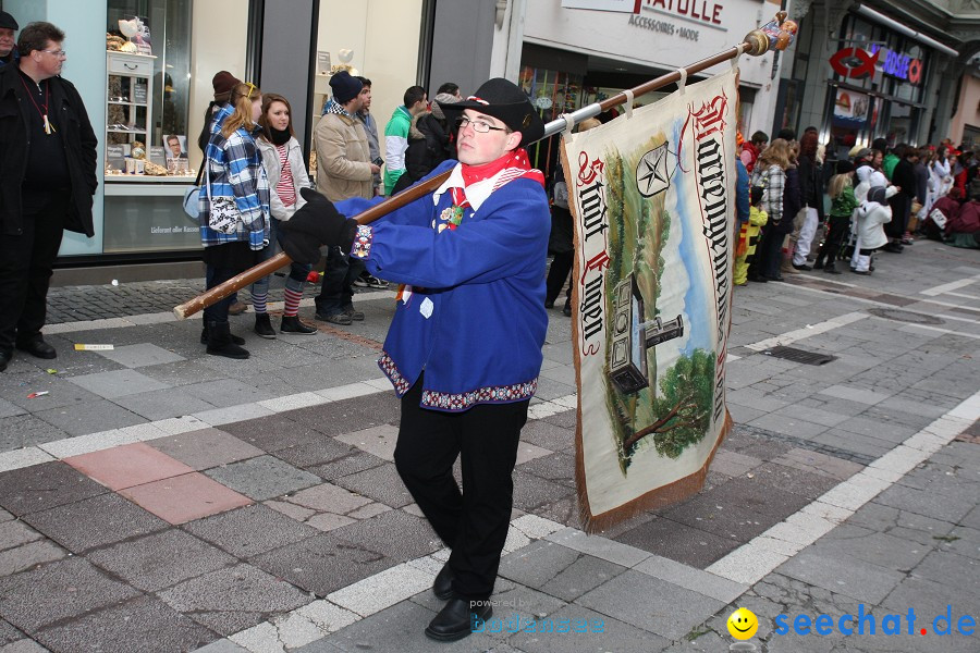 Narrenumzug - Grosses Narrentreffen in Konstanz am Bodensee, 22.01.2012