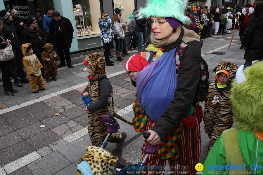 Narrenumzug - Grosses Narrentreffen in Konstanz am Bodensee, 22.01.2012