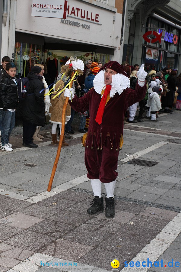 Narrenumzug - Grosses Narrentreffen in Konstanz am Bodensee, 22.01.2012