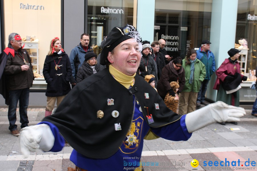 Narrenumzug - Grosses Narrentreffen in Konstanz am Bodensee, 22.01.2012