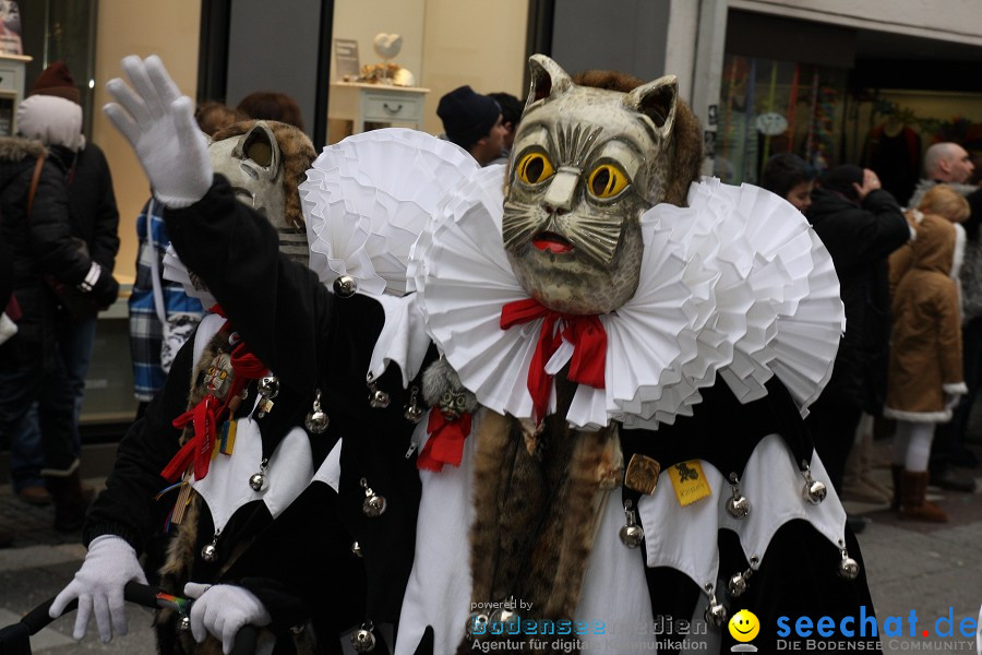 Narrenumzug - Grosses Narrentreffen in Konstanz am Bodensee, 22.01.2012