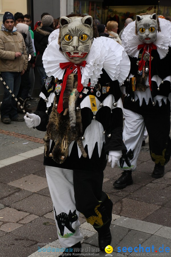 Narrenumzug - Grosses Narrentreffen in Konstanz am Bodensee, 22.01.2012