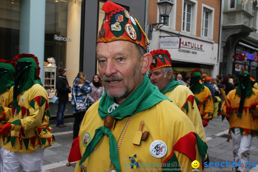 Narrenumzug - Grosses Narrentreffen in Konstanz am Bodensee, 22.01.2012