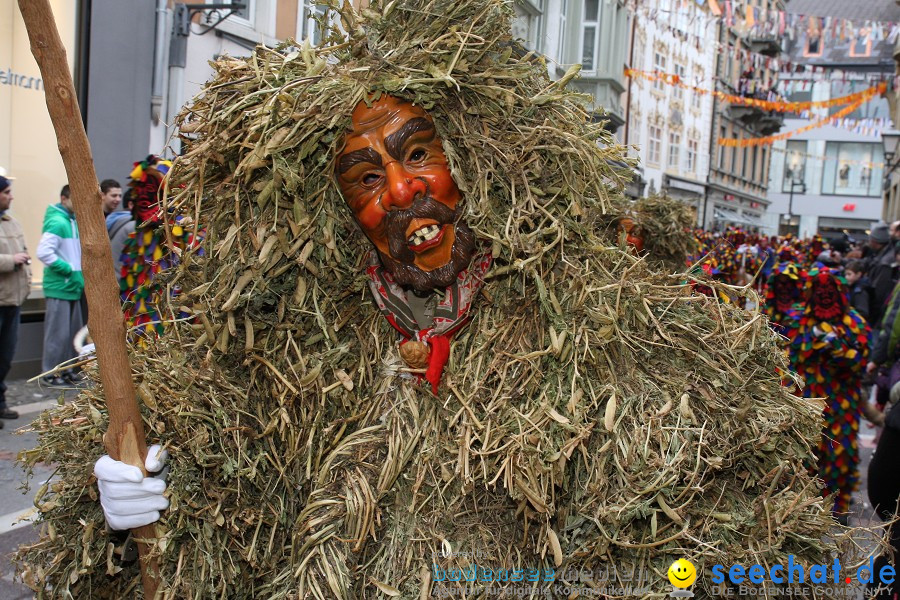 Narrenumzug - Grosses Narrentreffen in Konstanz am Bodensee, 22.01.2012