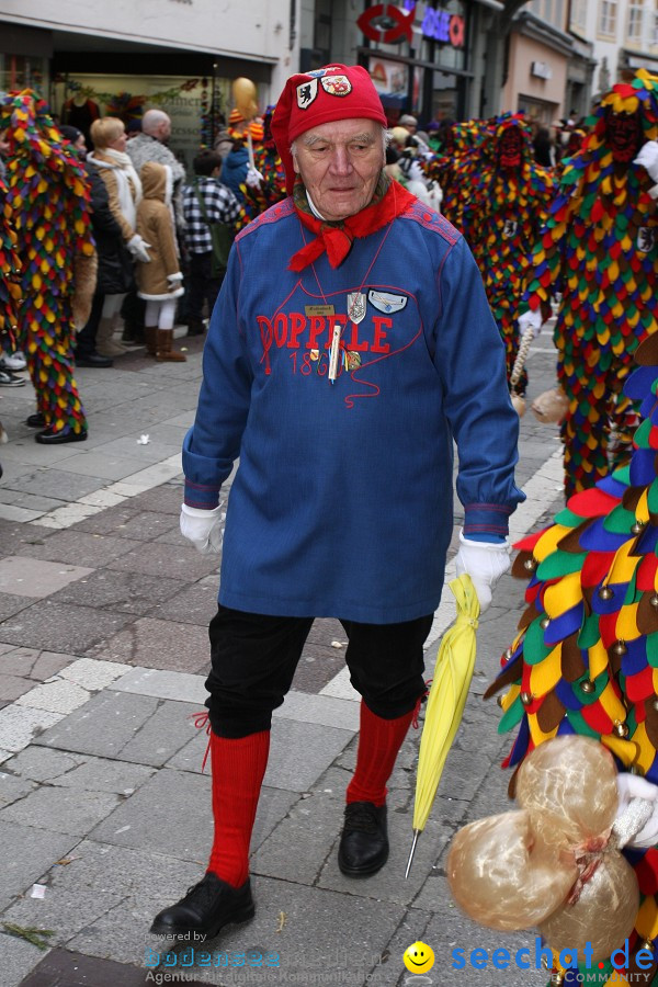 Narrenumzug - Grosses Narrentreffen in Konstanz am Bodensee, 22.01.2012