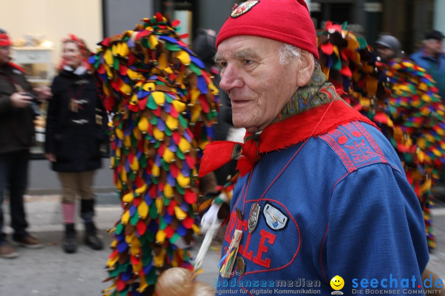 Narrenumzug - Grosses Narrentreffen in Konstanz am Bodensee, 22.01.2012