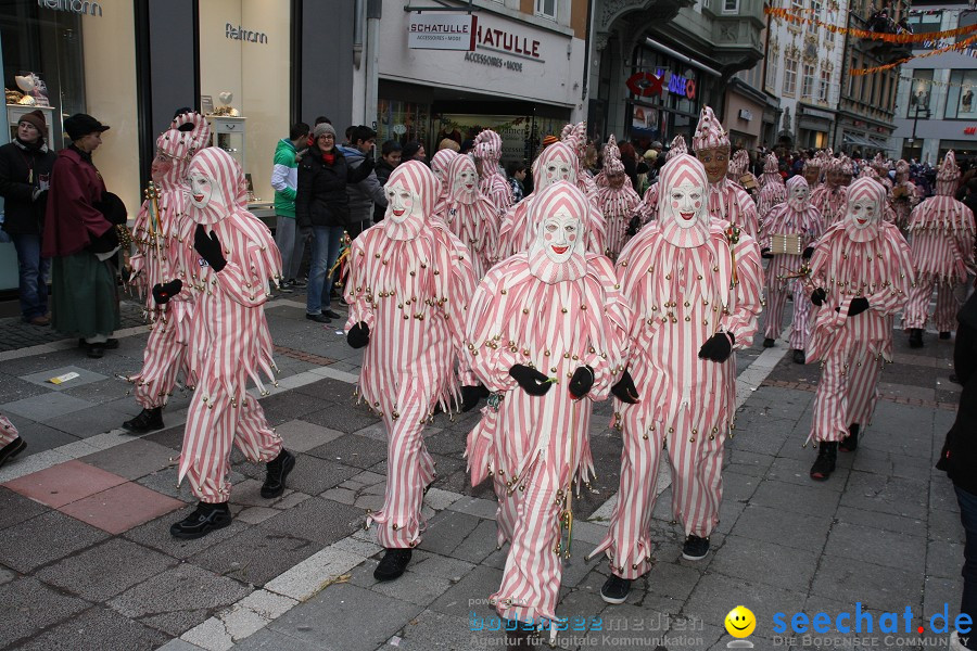 Narrenumzug - Grosses Narrentreffen in Konstanz am Bodensee, 22.01.2012