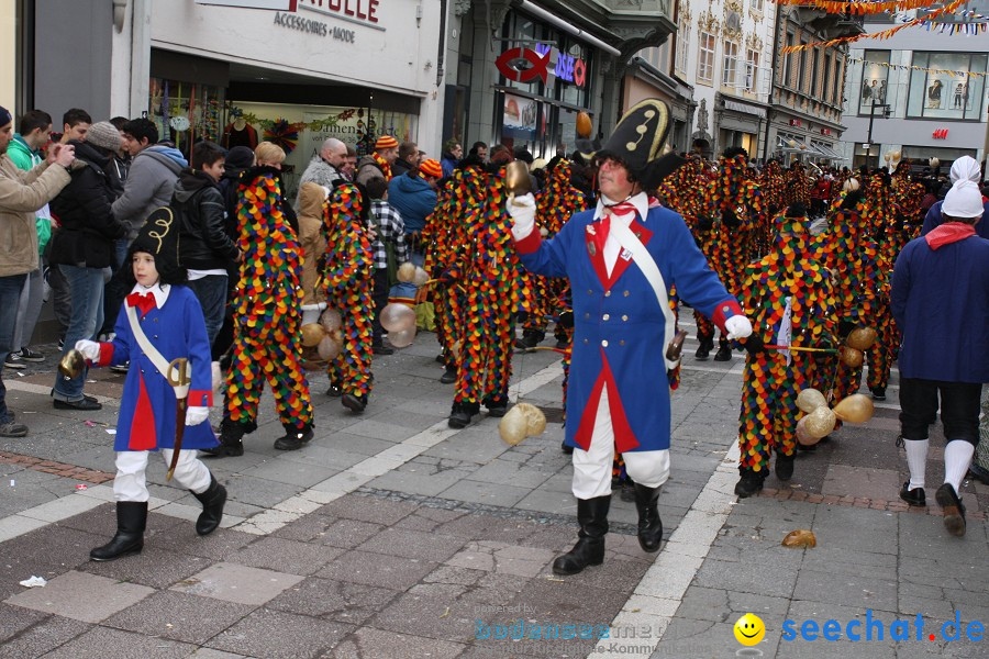 Narrenumzug - Grosses Narrentreffen in Konstanz am Bodensee, 22.01.2012