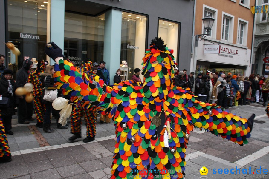 Narrenumzug - Grosses Narrentreffen in Konstanz am Bodensee, 22.01.2012