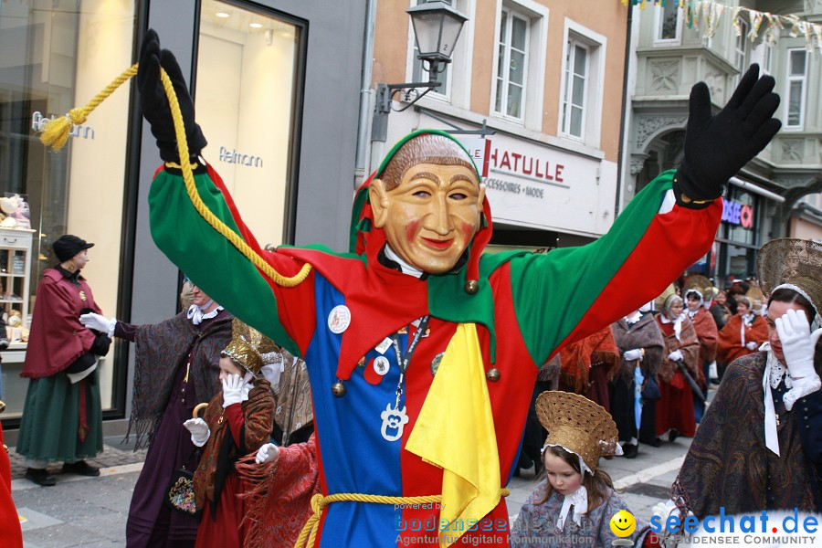 Narrenumzug - Grosses Narrentreffen in Konstanz am Bodensee, 22.01.2012