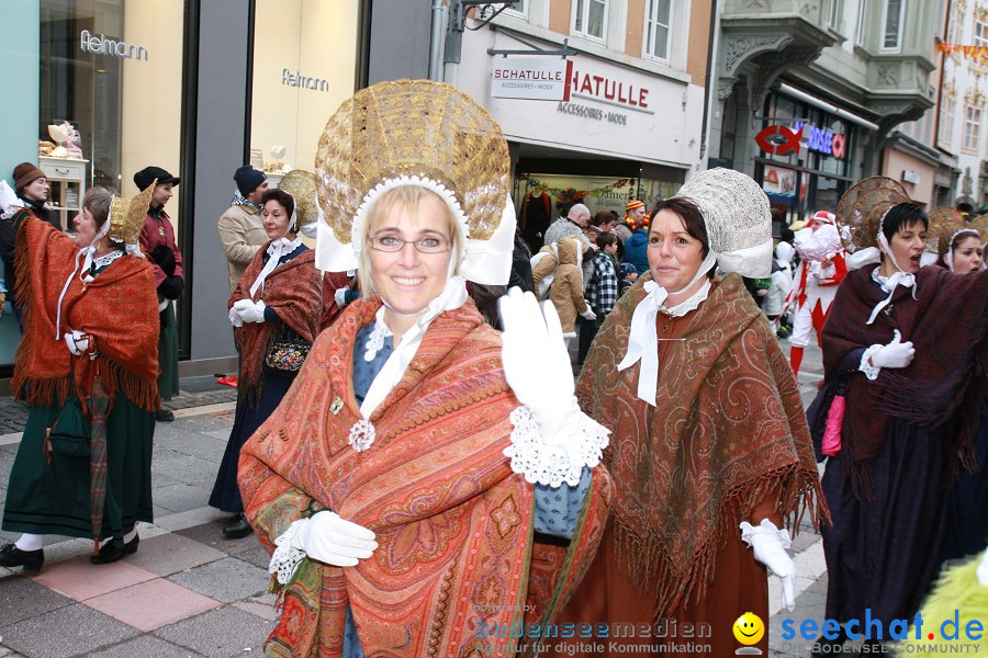 Narrenumzug - Grosses Narrentreffen in Konstanz am Bodensee, 22.01.2012