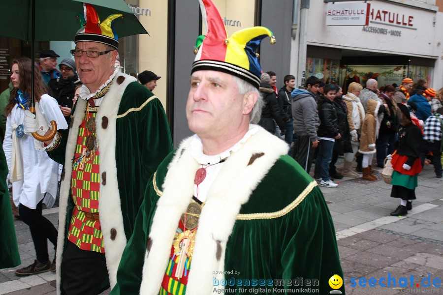 Narrenumzug - Grosses Narrentreffen in Konstanz am Bodensee, 22.01.2012