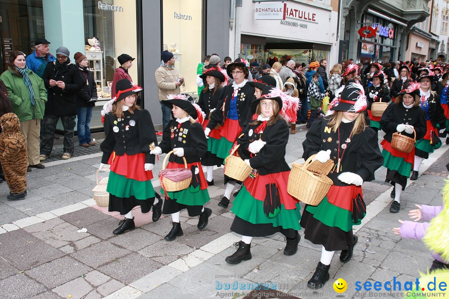 Narrenumzug - Grosses Narrentreffen in Konstanz am Bodensee, 22.01.2012