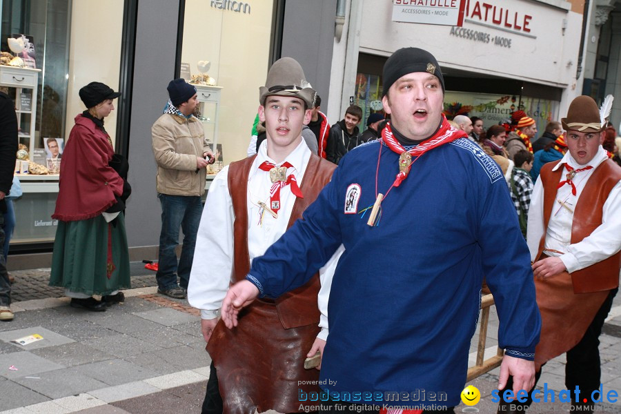 Narrenumzug - Grosses Narrentreffen in Konstanz am Bodensee, 22.01.2012