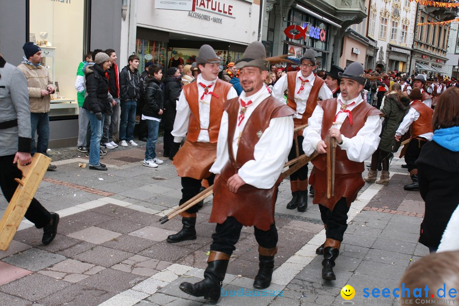 Narrenumzug - Grosses Narrentreffen in Konstanz am Bodensee, 22.01.2012