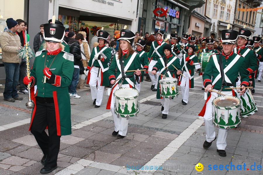 Narrenumzug - Grosses Narrentreffen in Konstanz am Bodensee, 22.01.2012