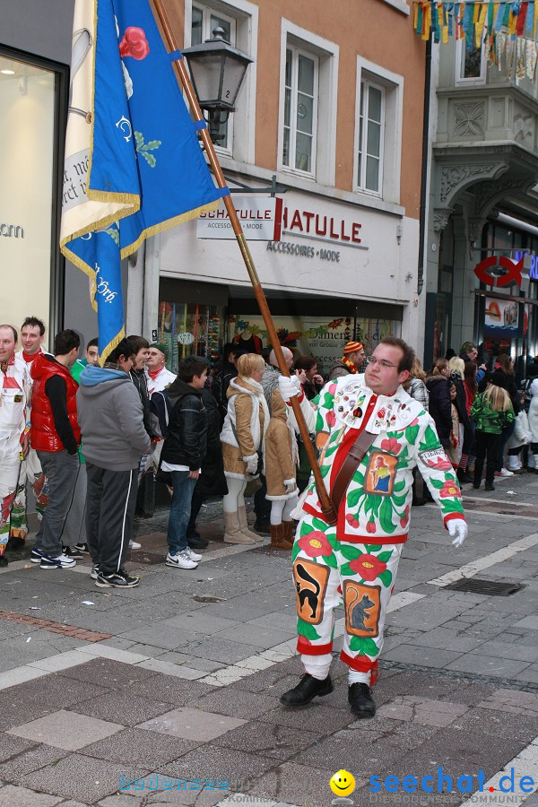 Narrenumzug - Grosses Narrentreffen in Konstanz am Bodensee, 22.01.2012