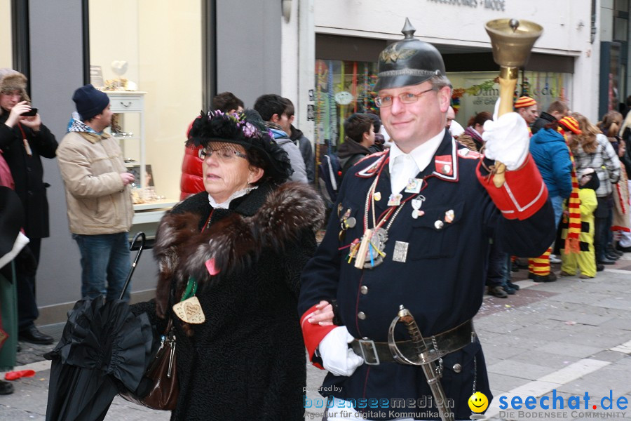 Narrenumzug - Grosses Narrentreffen in Konstanz am Bodensee, 22.01.2012