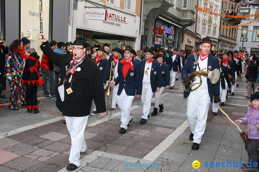 Narrenumzug - Grosses Narrentreffen in Konstanz am Bodensee, 22.01.2012