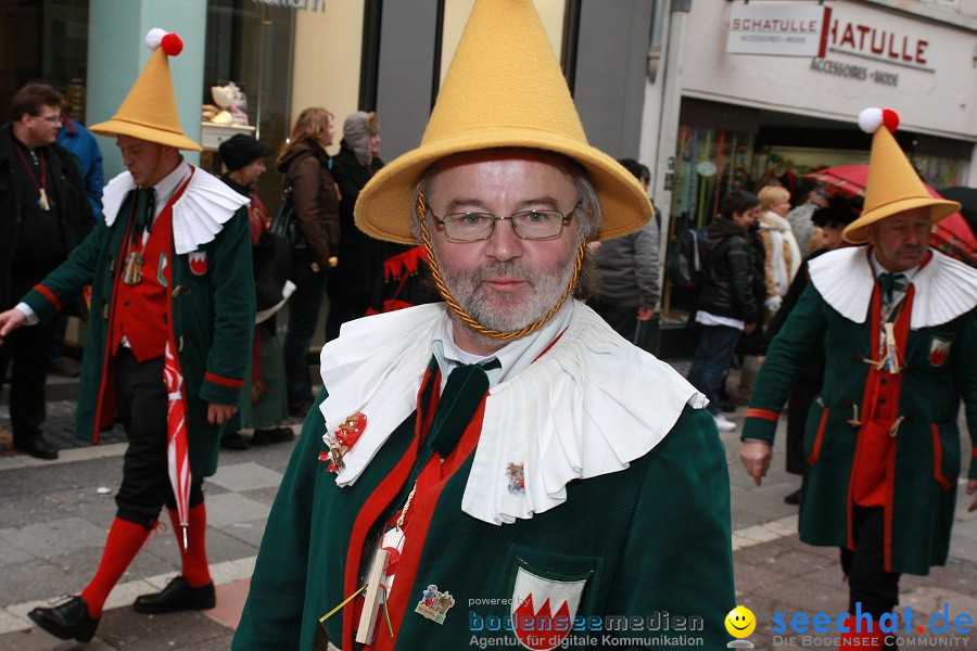 Narrenumzug - Grosses Narrentreffen in Konstanz am Bodensee, 22.01.2012