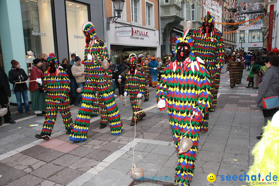 Narrenumzug - Grosses Narrentreffen in Konstanz am Bodensee, 22.01.2012