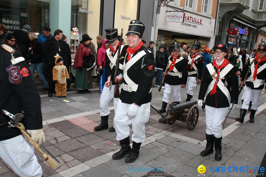 Narrenumzug - Grosses Narrentreffen in Konstanz am Bodensee, 22.01.2012