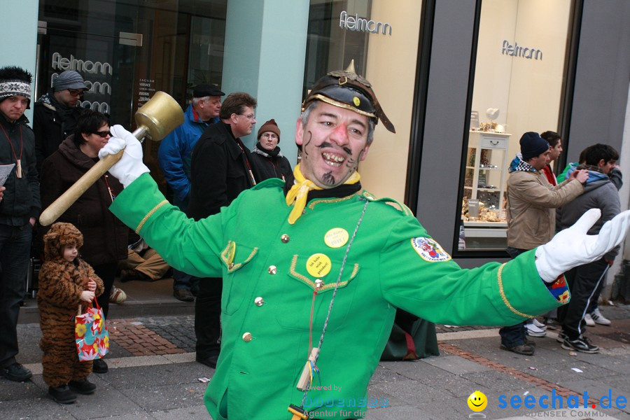 Narrenumzug - Grosses Narrentreffen in Konstanz am Bodensee, 22.01.2012