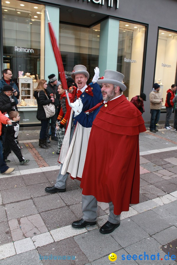 Narrenumzug - Grosses Narrentreffen in Konstanz am Bodensee, 22.01.2012