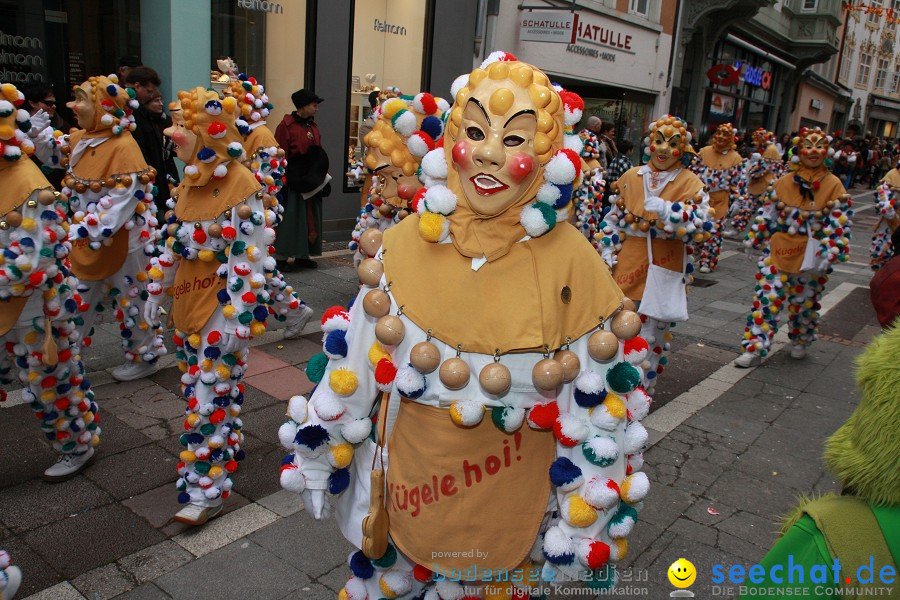 Narrenumzug - Grosses Narrentreffen in Konstanz am Bodensee, 22.01.2012