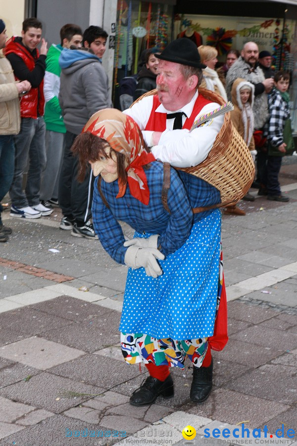 Narrenumzug - Grosses Narrentreffen in Konstanz am Bodensee, 22.01.2012