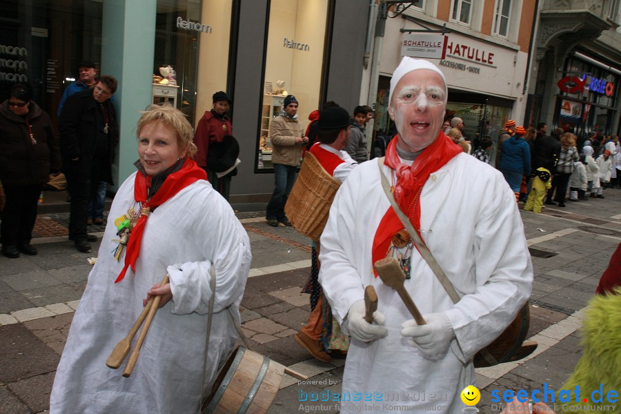 Narrenumzug - Grosses Narrentreffen in Konstanz am Bodensee, 22.01.2012