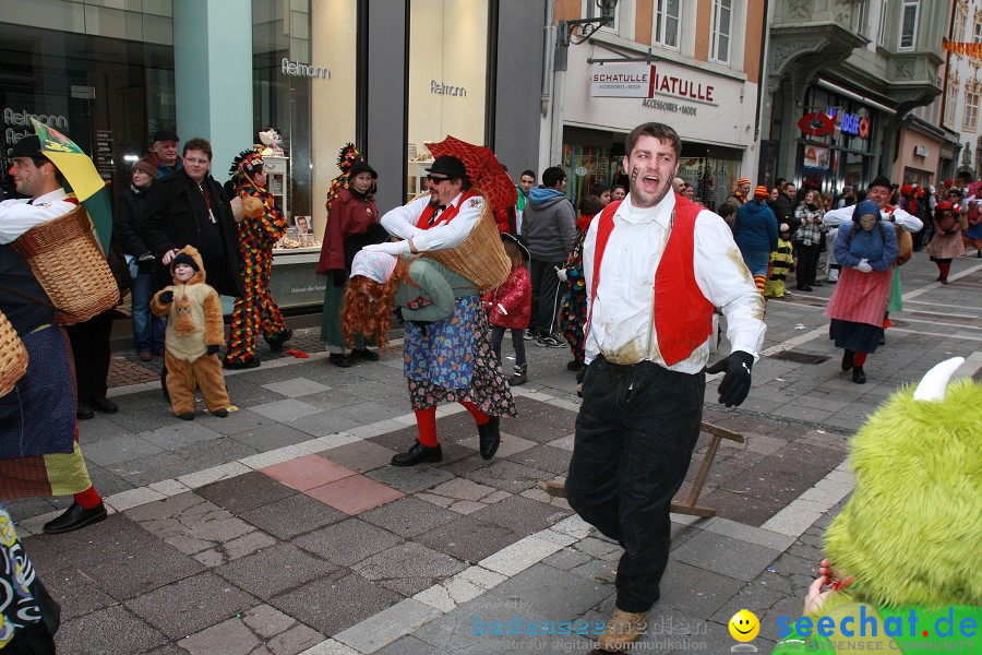 Narrenumzug - Grosses Narrentreffen in Konstanz am Bodensee, 22.01.2012