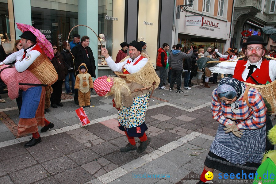 Narrenumzug - Grosses Narrentreffen in Konstanz am Bodensee, 22.01.2012