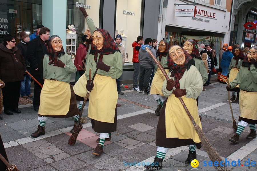 Narrenumzug - Grosses Narrentreffen in Konstanz am Bodensee, 22.01.2012