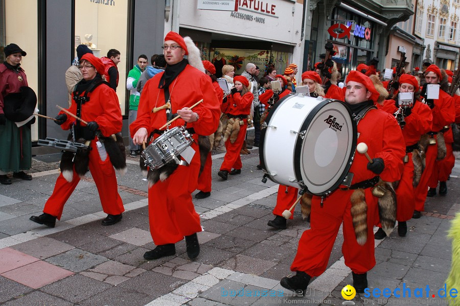 Narrenumzug - Grosses Narrentreffen in Konstanz am Bodensee, 22.01.2012