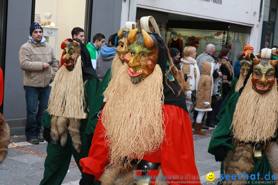 Narrenumzug - Grosses Narrentreffen in Konstanz am Bodensee, 22.01.2012