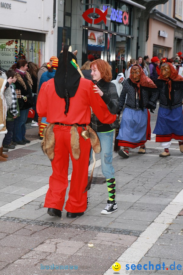 Narrenumzug - Grosses Narrentreffen in Konstanz am Bodensee, 22.01.2012