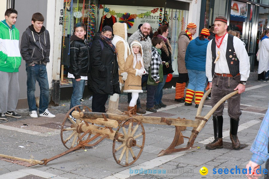 Narrenumzug - Grosses Narrentreffen in Konstanz am Bodensee, 22.01.2012